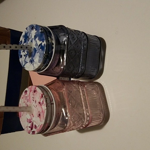 Claro goldfingdr  26oz mason jar straw glasses - Picture 1 of 2